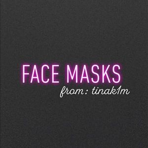FACE MASKS FABRIC WITH FILTER POCKET